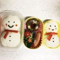 どどどすこい's cooksnap of when they made 雪だるま弁当.