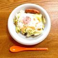 ハンナぽ's cooksnap of when they made 簡単♪朝食に♪キャベたま丼.
