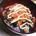 ゆーま。's cooksnap of when they made 一人ランチ♪鮭フレークのねこまんま☆.