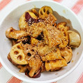 ねこむらリル's cooksnap of when they made 秋の味覚◎さつま芋とれんこんの甘辛炒め.