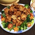 まめとま♡'s cooksnap of when they made サクサク衣のシンプルな絶品『鶏の唐揚げ』.
