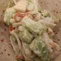 meise17's cooksnap of when they made アボカドカニカマのあっさりサラダ.
