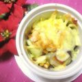 朝まと's cooksnap of when they made 簡単☆なすとマカロニのミートグラタン.