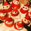 kanaria3's cooksnap of when they made かわいいお顔のいちごサンタ♪.