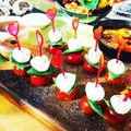 おはる2017's cooksnap of when they made ワインのおつまみ★カプレーゼみりんソース.