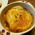 ばたみそーぱん☆'s cooksnap of when they made ベーコンキャベツのオニオングラタンスープ.