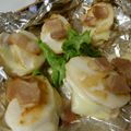 ひろみつばち's cooksnap of when they made 山芋とベーコンのチーズミルフィーユ焼き♡.