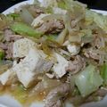 Ｍぱん's cooksnap of when they made キャベツと豆腐の炒め物.