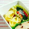 SP♪'s cooksnap of when they made 南瓜の煮物をリメイク★かぼちゃの玉子焼き.