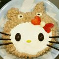 わかゆき♡'s cooksnap of when they made *トトロをかぶったキティちゃんケーキ*.