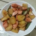 kiyomiku's cooksnap of when they made 鮭とじゃがいものバターソテー.