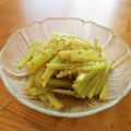 pali's cooksnap of when they made めんつゆで✿セロリのきんぴら.