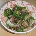 きらり流れ星's cooksnap of when they made 玉ねぎとピーマンの胡麻つゆ和え✿.
