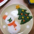 НanaМamaΘΘ's cooksnap of when they made 離乳食で☆赤ちゃんのクリスマスプレート☆.