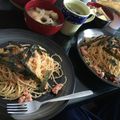 さくみょん's cooksnap of when they made 和風醤油バター焼きたらこパスタ.