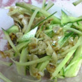 じゅんたん３６'s cooksnap of when they made ホタテのひもときゅうりの和え物.
