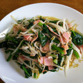 けにい先輩's cooksnap of when they made ベーコンとほうれん草ともやしの炒め物.