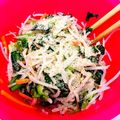 ぶーまま♡'s cooksnap of when they made 小松菜ともやしと人参の絶品ナムル♪.