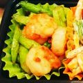 Ru★'s cooksnap of when they made お弁当に♥✿海老とアスパラの中華炒め✿.