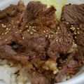 ♪ごんた's cooksnap of when they made 簡単さっぱり味♡ステーキ丼.