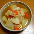 55才のおじさん's cooksnap of when they made ツナ大根と人参の優しい煮物☆.