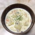 クックYQ41B5☆'s cooksnap of when they made シーフードミックスでクラムチャウダー☆.
