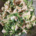 日和田の嫁's cooksnap of when they made ＊豆苗とささみのわさびマヨネーズ和え＊.