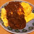 ちぃたろー5569's cooksnap of when they made 残ったビーフシチューでオムハヤシライス☆.