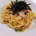 うさこ☆うさこ's cooksnap of when they made たらこパスタ.