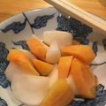amsaito's cooksnap of when they made 柿とかぶの浅漬けサラダ.