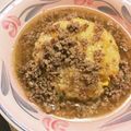 shioook's cooksnap of when they made 肉餡かけチャーハン！.