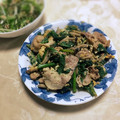 みゃう。's cooksnap of when they made 簡単に豚肉とほうれん草の卵炒め.