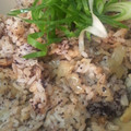 CoffeeCoco's cooksnap of when they made エリンギとゆかりの❤ガーリック炒飯.