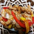 クックFE06VY☆'s cooksnap of when they made パプリカと豚肉の炒めもの お弁当に.