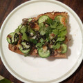 inLondon's cooksnap of when they made 胡瓜と胡桃の和トースト.
