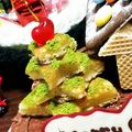 ちーぺん's cooksnap of when they made HMで簡単！クリスマスツリーケーキ♡.