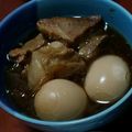 aminoon's cooksnap of when they made なるべくヘルシーに！炊飯器で簡単豚角煮.
