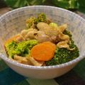 ぽっぽぺぺ's cooksnap of when they made 豚とブロッコリーと豆苗のヘルシー炒め♪.