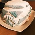 ポヨヨまん's cooksnap of when they made スターウォーズのストームトルーパーケーキ.