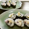 ☆Rokko☆'s cooksnap of when they made ☆大葉と梅紫蘇で♪長芋の細巻き☆.