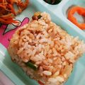 クックABND6M☆'s cooksnap of when they made ☆1歳子供とランチ☆しらす納豆チャーハン.