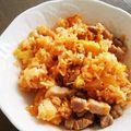 ｊｏｃｏｍｏｍｏｌａ's cooksnap of when they made メチャうまキムチ炒飯.