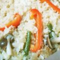 ミカ★ヅキ's cooksnap of when they made 簡単☆じゃこパエリア.