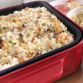 かのまい's cooksnap of when they made ホットプレートで簡単☆海老ピラフ.