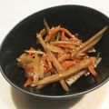 むー太朗's cooksnap of when they made 定番おかず☆いろいろ根菜のきんぴら.