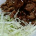 ＠亜里砂★'s cooksnap of when they made 豚肉の生姜焼き.