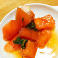 ROCKY1126's cooksnap of when they made トマトと大葉の和風マリネ♡.