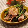 ぽっぽぺぺ's cooksnap of when they made ほうれん草のピリ辛ガーリックコンソメ炒め.