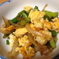 クック2Q10JU☆'s cooksnap of when they made 卵とニンニクの芽＆椎茸オイスター炒め.