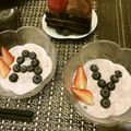 ♡ひな祭り♡'s cooksnap of when they made ヨーグルトアート！イニシャルですぐ判明！.